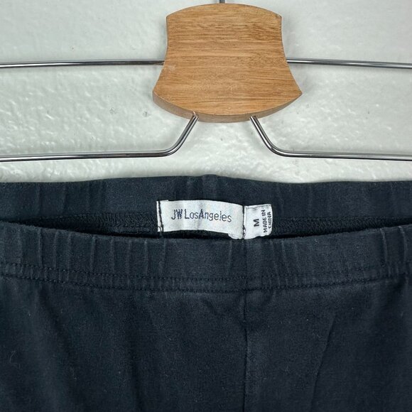 Johnny Was Frankie Leggings M Black Floral Embroidered Pull On Stretch - Picture 4 of 10